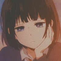 Profile picture (depressed anime pfp) with dims of 416x416 and size of 265.71 KB