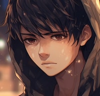 Profile picture (depressed anime pfp) with dims of 289x280 and size of 126.42 KB