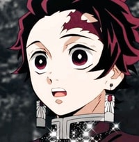 Profile picture (tanjiro anime pfp) with dims of 436x445 and size of 226.18 KB