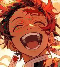 Profile picture (tanjiro anime pfp) with dims of 428x477 and size of 328.33 KB