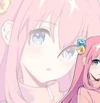 Profile picture (boochi the rock anime pfp) with dims of 877x905 and size of 457.61 KB