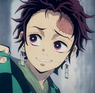 Profile picture (tanjiro anime pfp) with dims of 191x186 and size of 55.32 KB