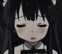 Profile picture (depressed anime pfp) with dims of 345x303 and size of 120.42 KB