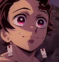 Profile picture (tanjiro anime pfp) with dims of 536x565 and size of 277.43 KB