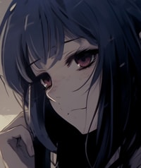 Profile picture (depressed anime pfp) with dims of 428x511 and size of 247.26 KB