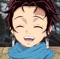 Profile picture (tanjiro anime pfp) with dims of 1191x1187 and size of 989.05 KB