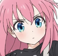 Profile picture (boochi the rock anime pfp) with dims of 210x204 and size of 70.89 KB