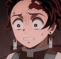 Profile picture (tanjiro anime pfp) with dims of 364x352 and size of 165.30 KB