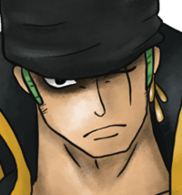 Profile picture (zoro anime pfp one eye) with dims of 276x296 and size of 114.51 KB