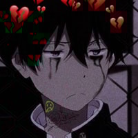 Profile picture (depressed anime pfp) with dims of 1253x1260 and size of 802.82 KB