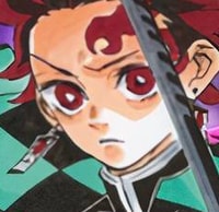 Profile picture (tanjiro anime pfp) with dims of 233x227 and size of 91.04 KB