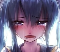 Profile picture (depressed anime pfp) with dims of 268x234 and size of 83.84 KB