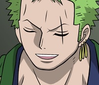 Profile picture (zoro anime pfp one eye) with dims of 1016x871 and size of 91.37 KB