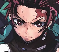 Profile picture (tanjiro anime pfp) with dims of 1184x1032 and size of 983.66 KB