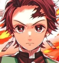 Profile picture (tanjiro anime pfp) with dims of 457x485 and size of 297.69 KB