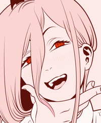 Profile picture (power chainsaw man pfp) with dims of 375x456 and size of 32.87 KB