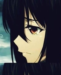Profile picture (depressed anime pfp) with dims of 336x411 and size of 96.48 KB