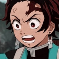 Profile picture (tanjiro anime pfp) with dims of 428x430 and size of 199.88 KB