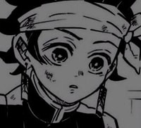 Profile picture (tanjiro anime pfp) with dims of 256x234 and size of 65.62 KB