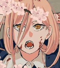 Profile picture (power chainsaw man pfp) with dims of 367x413 and size of 219.91 KB