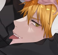 Profile picture (power chainsaw man pfp) with dims of 409x389 and size of 121.40 KB