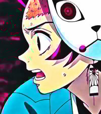 Profile picture (tanjiro anime pfp) with dims of 379x429 and size of 211.35 KB