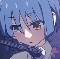Profile picture (boochi the rock anime pfp) with dims of 309x301 and size of 106.75 KB