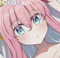 Profile picture (boochi the rock anime pfp) with dims of 287x277 and size of 105.86 KB
