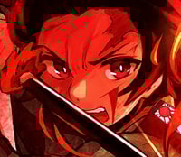 Profile picture (tanjiro anime pfp) with dims of 261x228 and size of 113.71 KB