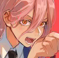 Profile picture (power chainsaw man pfp) with dims of 388x379 and size of 242.18 KB