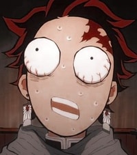 Profile picture (tanjiro anime pfp) with dims of 332x377 and size of 149.47 KB
