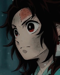 Profile picture (tanjiro anime pfp) with dims of 310x387 and size of 124.61 KB