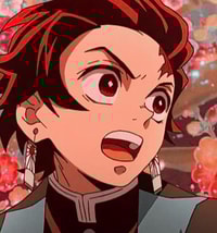 Profile picture (tanjiro anime pfp) with dims of 336x360 and size of 177.80 KB