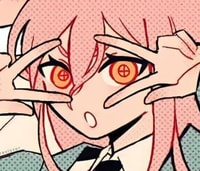 Profile picture (power chainsaw man pfp) with dims of 352x302 and size of 192.72 KB