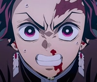 Profile picture (tanjiro anime pfp) with dims of 973x823 and size of 701.89 KB