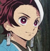 Profile picture (tanjiro anime pfp) with dims of 288x298 and size of 173.50 KB