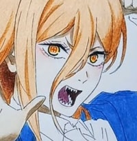 Profile picture (power chainsaw man pfp) with dims of 289x297 and size of 136.70 KB