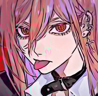 Profile picture (power chainsaw man pfp) with dims of 619x607 and size of 551.65 KB