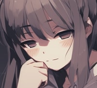 Profile picture (depressed anime pfp) with dims of 359x330 and size of 163.46 KB
