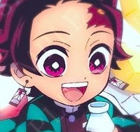 Profile picture (tanjiro anime pfp) with dims of 268x254 and size of 116.34 KB