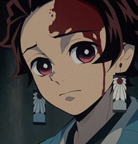 Profile picture (tanjiro anime pfp) with dims of 410x427 and size of 272.71 KB