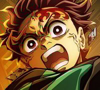 Profile picture (tanjiro anime pfp) with dims of 235x212 and size of 108.94 KB