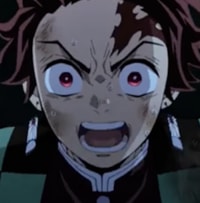 Profile picture (tanjiro anime pfp) with dims of 374x380 and size of 136.45 KB