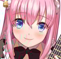 Profile picture (boochi the rock anime pfp) with dims of 336x323 and size of 205.39 KB