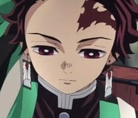 Profile picture (tanjiro anime pfp) with dims of 332x284 and size of 94.08 KB