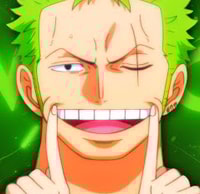 Profile picture (zoro anime pfp one eye) with dims of 239x233 and size of 81.29 KB