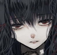 Profile picture (depressed anime pfp) with dims of 1900x1851 and size of 1396.60 KB