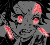 Profile picture (tanjiro anime pfp) with dims of 512x460 and size of 239.69 KB