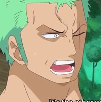 Profile picture (zoro anime pfp one eye) with dims of 562x569 and size of 238.35 KB