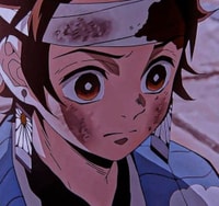 Profile picture (tanjiro anime pfp) with dims of 278x262 and size of 117.44 KB